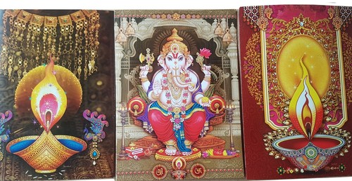 Diwali greeting cards pack - cards,