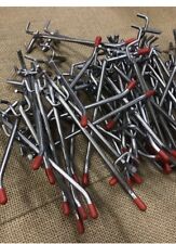 47 x 5” Strong Steel Peg Board Hooks For Retail Display Shop Fittings