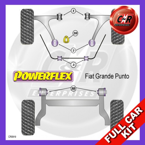 Powerflex complete bush kit - powerflex,