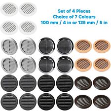 4 Pcs of Round Air Vent Grill Cover Ducting Ventilation Cover Anti Fly Net Wall