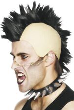 Smiffys Mens Black Mohawk Wig