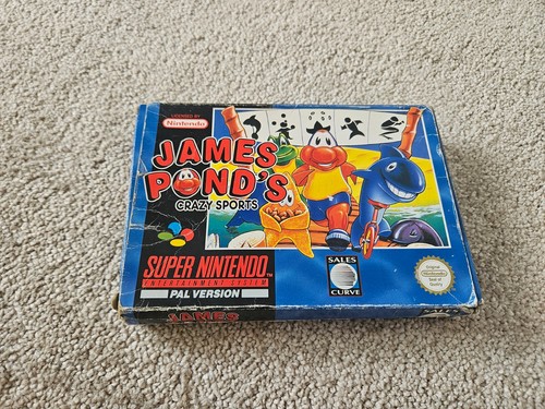 James ponds crazy sports snes - james,