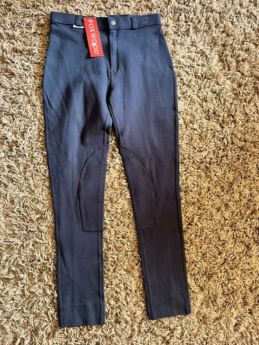 Ladies foxwood jodphurs navy - jodphurs,