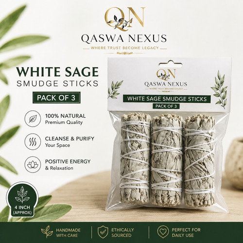 White sage smudge sticks - sage, 4