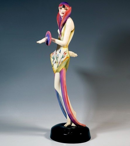Goldscheider art deco dancer - goldscheider,