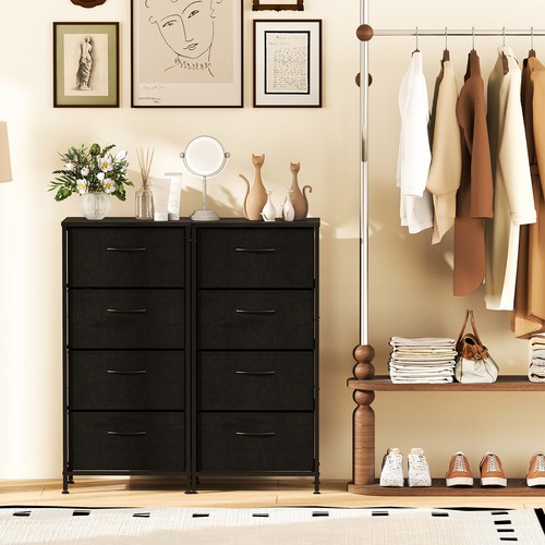 Drawer fabric dresser - 4-drawer,