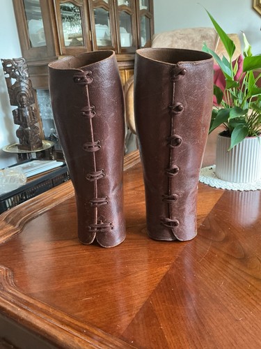Ww1 officers leather gaiters - officers,