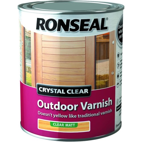 Ronseal clear outdoor varnish - ronseal,