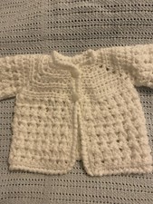 Hand Made Baby Girls Jacket- Tiny/Newborn - NEW
