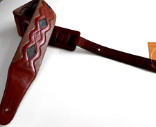 2 TONE BROWN 3" WIDE PADDED PU