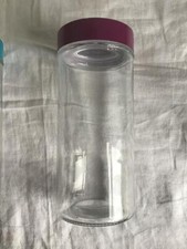 Tall Heavy Glass Jar Kitchen Storage Canister. Sold individually CHOOSE COLOUR!