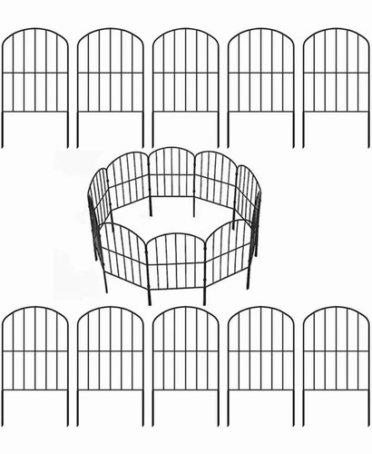 Decorative garden fence - garden,