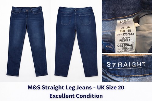 Straight leg jeans uk size - leg,