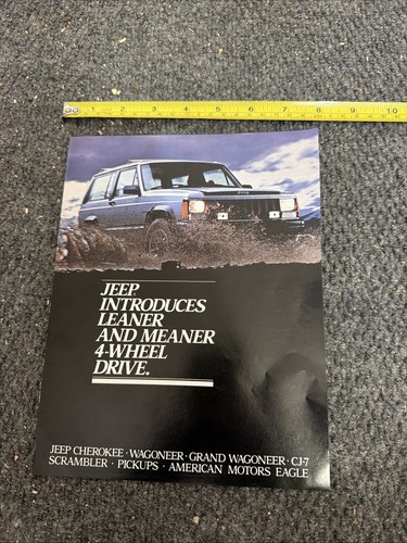 1984 jeep sales catalog - jeep,