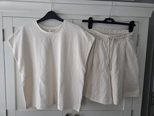 Zara Cream Co Ord Set Cap