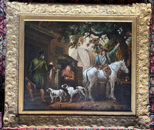 Antique Oil Painting Georgian