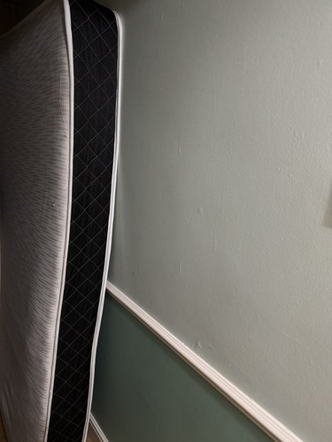 Single bed with - with, mattress
