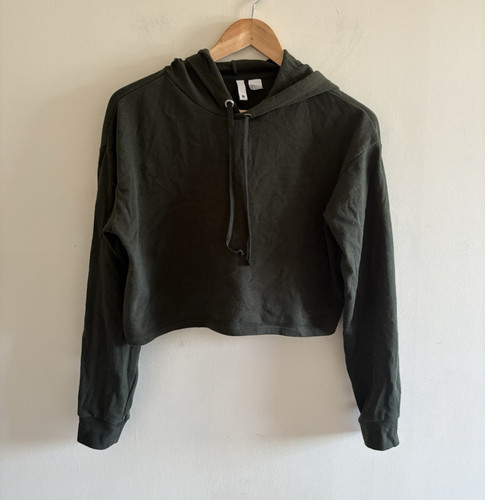 Women green cropped - h&m,