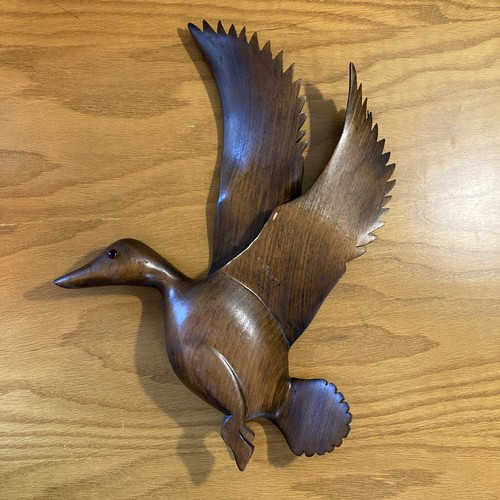 Vintage wall mount wood flying - mount,