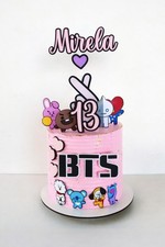 BTS Cake Topper Personalized