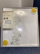Traditional Photo Album, White