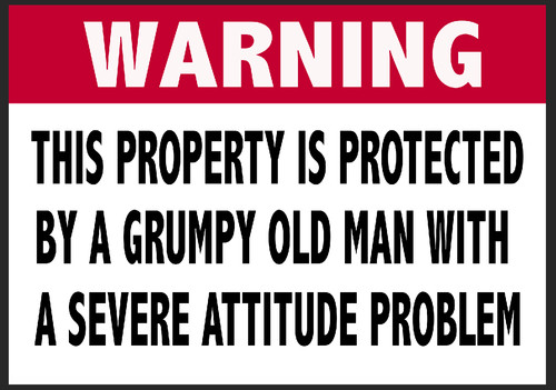 Funny warning this property - this, is
