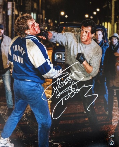 Sylvester stallone autographed - sylvester,