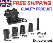 HEAVY DUTY Locking Wheel Nut Remover Nut Stud Bolt Extractor Impact Twist Socket