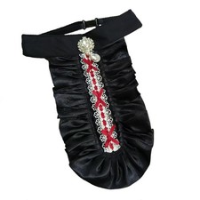 Ruffle Satins Jabot Collar