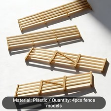 Set of 4 OO gauge plastic