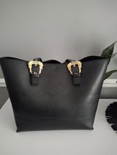 Versace Jeans Couture tote bag with golden buckles