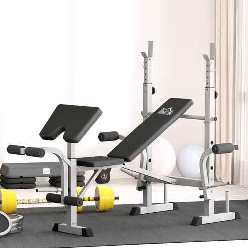 Adjustable weight bench with - weight,