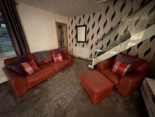 3-Seater Sofa, Armchar & Footrest