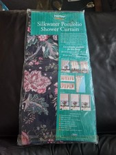 Mildline SilkWater Portfolio Textile Shower Curtain ~ 172.2x 177.8 cm Waterproof