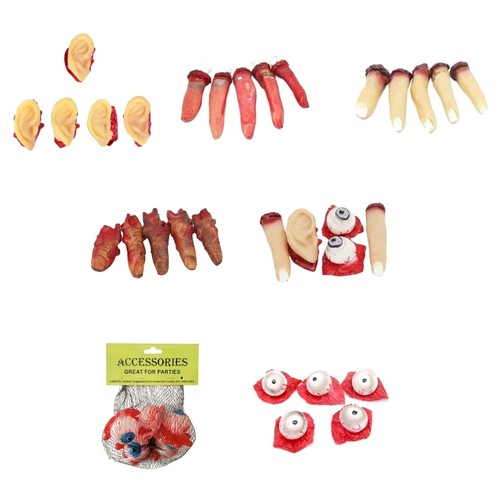 Bloody body parts fake human - bloody,