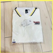 Makita Polo Shirt LL Size White Zoy Short Sleeve