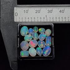 Ethiopian opal facet - opal,