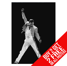 FREDDIE MERCURY QUEEN EE1 POSTER A4 A3 SIZE PRINT - BUY 2 GET ANY 2 FREE
