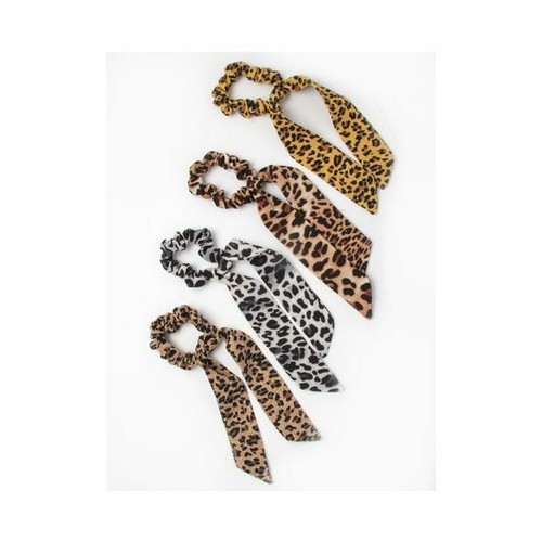 Scrunchie with tails ribbon - tails,