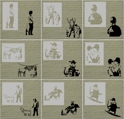 Banksy stencils 190 micron - 190,