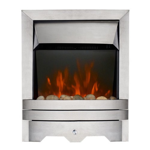 Electric brushed silver pebble - electric,