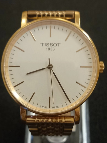 Tissot everytime gold tone - everytime,