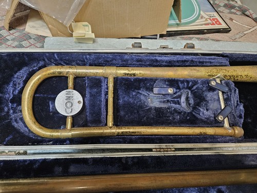 Conn 14h trombone with - conn,