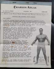 vintage original Charles Atlas