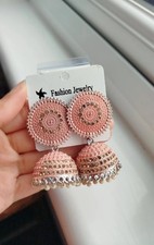 Woman's Asian Jhumka Earrings