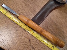 Ashley Iles Sheffield skew chisel W~1/2" T~7/32" L~13" H~9 1/4" weig~140g