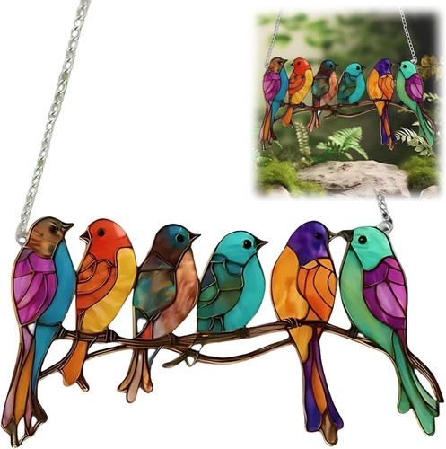 Garden suncatcher birds - garden,