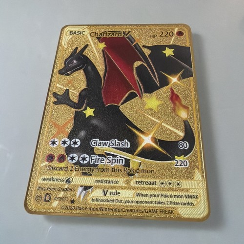 Charizard hp220 gold - charizard,