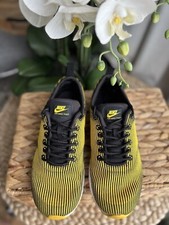 Womens NIKE AIR MAX THEA Trainers UK 4.5 EUR 38 24 cm Black Yellow Textile 