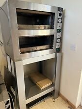 Linda Lewis Commercial Baking & Pizza Oven,Twin Deck Stone Base Electric Single 